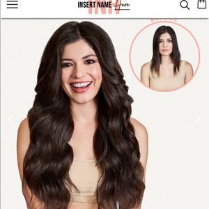 INH Lux Dark Brown Extra Long Hair Extensions